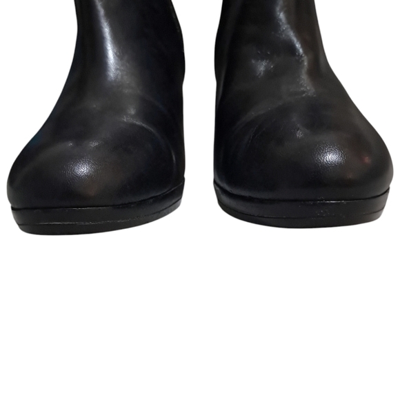 Lauren Ralph Lauren Genuine Leather Marcy Ankle Boots Size 10B - Picture 4 of 13